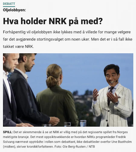NRK – kvalitetskontroll på valgsendingene?